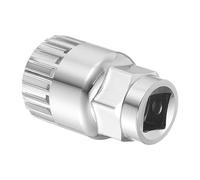 Milageto Herramienta para Quitar el Soporte del pedalier, Herramienta Auxiliar práctica y Resistente, Extractor de manivela para Bicicleta de montaña, 4.95 Cm X 3.1 Cm