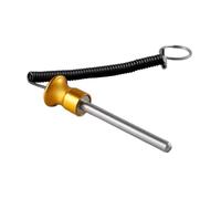 Milageto Inserto de Pasador para Pila de Pesas para Ejercicios con máquinas de Cable y liberación rápida de Cuerda de tracción, Ideal para gimnasios Interiores, Oro