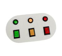 Milageto Interruptor de luz para Tablero de Actividades, Accesorios para Tablero de Actividades, Juego de Interior para el Desarrollo del Aprendizaje temprano,