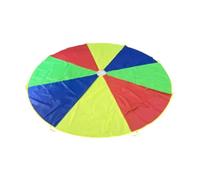 Milageto Juega a Juegos Cooperativos de Paracaídas, Percepción del Color, Multicolor Y Práctico.