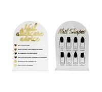 Milageto Juego de 2 Soportes para Diseño de Uñas en Salón