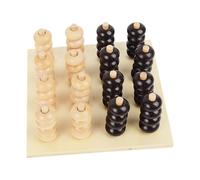 Milageto Juego de Ajedrez, Clásico Juego de Mesa de Madera, Juguete Educativo de Estrategia.
