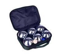 Milageto Juego de bochas para césped, de Hierro, Regalo, Pelota de Deportiva Resistente, Juguete Interactivo para Playa, Camping al Libre, 6 Piezas