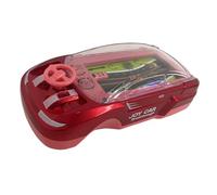Milageto Juego de Coche para niños, Juguete portátil, máquina de Juegos Ajustable, Divertido Juguete Interactivo de simulación de conducción para niñas, día de, Rojo