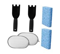 Milageto Juego de esponjas limpiadoras para Parrilla, esponjas de Cocina, Herramientas de Limpieza para el hogar para Platos, sartenes, y Utensilios de