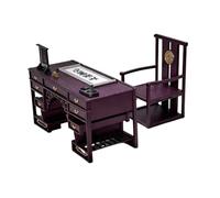 Milageto Juego de minisilla con Sombrero Oficial Chino a Escala 1:12, Suministros de escenografía, Adorno de simulación, mobiliario para casa de muñecas para, Style C