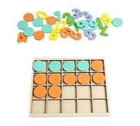 Milageto Juguete de matemáticas de Madera, Juguete Educativo, Aprendizaje, conteo, matemáticas, manipulativos, y resta para niños de 3, 4 y 5 años,