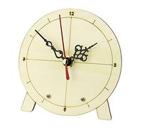 Milageto Juguete Modelo de Reloj DIY para niños, ayudas de Aprendizaje, Juguete de Juego de cognición de de Madera, Reloj de