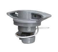 Milageto Kayak Tapón de Cubierta de Válvula de Aire Universal Accesorios Portátiles para Bote Canoe Barco Inflable Material PVC Adecuado para Actividades Acuát, Gris