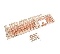 Milageto Keycaps Set Teclado Mecánico 132 Piezas Repuesto Teclas Accesorias Acabado Mate Construcción Sólida Material PP Adecuado para Oficina Hogar, Base Líquida