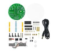 Milageto Kit de Bricolaje de báscula electrónica con Capacidad de pesaje de 1 kg, Juego de práctica de Soldadura, Piezas electrónicas para educación Escolar y, Set C