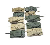 Milageto Kit de construcción de 10 Modelos de, Rompecabezas en Miniatura 1:144, Regalos de cumpleaños, Manualidades, ensamblaje de vehículos Blindados, Cn Y EE. UU.