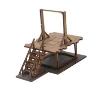 Milageto Kit de maqueta de horca a Escala 1/72, Rompecabezas 3D de Madera para Adultos, Madera, Escala 1:72, maqueta de Diorama en Miniatura para