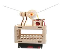 Milageto Kit Molo Teleférico Preciso Molo Teleférico Artesanal para Estudiantes, Proyectos Escolares