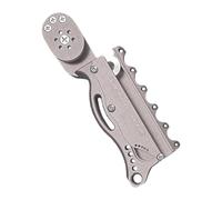 Milageto Kite Puller Tensionador de Cuerda Carrete Rápido de Línea Controlador de Hilo Bloqueo de Aluminio Adecuado para Principiantes y Expertos en de, Gris