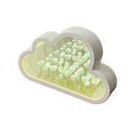 Milageto Lámpara de noche con espejo de tulipán DIY, lámpara de tulipán de 9 flores, regalo de boda, lámpara de noche hecha a mano para decoración para sala de, 9 flores azules