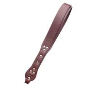 Milageto Látigo para Montar, Accesorio de Cuero sintético, Premium, Resistente, Compacto, Herramienta de Entrenamiento para escenarios, espectáculos, MarrÓn