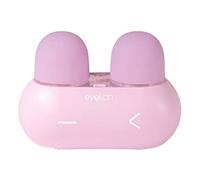 Milageto Limpiador lentes ultrasónico Linda vibración Apagado automático vadora lentes portátil Estuche, púrpura
