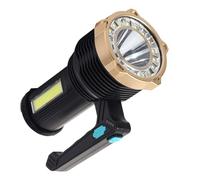 Milageto Linterna portátil, lámpara para computadora portátil con carga USB, reflector de largo alcance con mango recargable para hombres en la carretera del, 899B