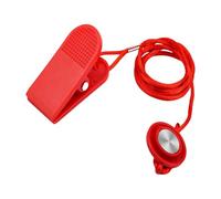 Milageto Llave de para Cinta de Correr Dispositivo de Parada de Emergencia Universal Accesorio de Ejercicio con Pinza Firme y Cordón Trenzado