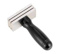 Milageto Llave para radios de Bicicleta, Herramienta de reparación de aleación de Aluminio, Accesorio Profesional práctico para radios Planos de Bicicleta, Mango Negro