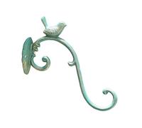 Milageto Maceta colgante con gancho para colgar en pared, decoración para comedero de pájaros, para el hogar, balcón, valla, interior y exterior, linterna, Verde