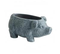 Milageto Maceta Decorativa Cerdito Maceta Macetero Jardinera Tiesto Diseño Rústico Moteado Que Plantas Pequeñas Resina Imitación Piedra Adecuada para