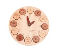 Milageto Madera Enseñanza Reloj Children Número Reloj rompecería