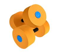 Milageto Mancuernas Flotantes para Ejercicios de Aeróbic Acuático, Pesas para Natación, Naranja