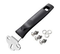 Milageto Mango para Olla con Tornillos M6x14mm, 16cm, Antideslizante, antiescaldaduras, Mango Universal para sartenes Woks, sartenes y ollas