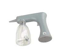 Milageto Máquina de espuma con dispensador de carga USB, fácil de usar, para hacer espuma caliente en casa o en peluquería, Gris 300ml