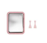 Milageto Máquina de Helados Smoothie Congeladora Rolled Yogurtera Sashimi Placa de Acero Inoxidable 304 Aplicable para Familias Fiestas de Verano Actividades al Aire Libre, Rosa L