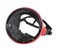 Milageto Máscara de Buceo para esnórquel, Gafas subacuáticas, Gafas de Buceo, Lentes Transparentes, cómodas, compactas para Adultos, Impermeables Rojo