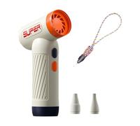 Milageto Mini secador de pelo Pet Blower Profesional Mini Aspiradora 3 Potencia eólica ajustable para mujeres Cimpienda de teclado para el hogar, Naranja