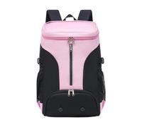 Milageto Mochila de Bádminton Mochila para Raquetas de Tenis Bolsa Deportiva Multifuncional Portaequipaje de Raquetas Espacio Grande Compartimento para Zapatos, Rosa