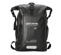 Milageto Mochila Impermeable con Cierre Enrollable Estanca con Cierre Enrollable para Viajeros, Campistas, Playa, Mochila Impermeable Negra, Array, Negro