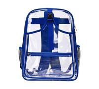 Milageto Mochila Unisex para Deportes, Bolsa de Raqueta, Diseño Transparente Y Funcional, Azul