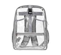 Milageto Mochila Unisex para Deportes, Bolsa de Raqueta, Diseño Transparente Y Funcional, Gris