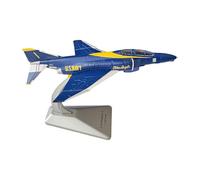 Milageto Modelo a Escala 1:144, avión simulado de exhibición, Modelo de avión de Metal Realista, Juguete para decoración de Mesa de salón y hogar, Azul