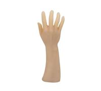 Milageto Modelo de mano de silicona para práctica de tatuajes, reutilizable, piel falsa, práctica de manicura, multiusos para principiantes, artistas y salones, Style C Right Hand