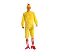 Milageto Mono de Pollo, Divertidos Accesorios Suaves, Pijamas de Fiesta para Carnaval, Festival, 123 Cm X 70 Cm X 59
