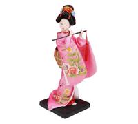 Milageto Muñeca Kimono de Geisha Japonesa, artesanía Tradicional de 9 Pulgadas, Estatua de niña Coleccionable, Figura para Mesa, hogar, Oficina, Regalo para, Style E