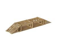 Milageto Obstacle Course Toy Pista de Obstáculos de Madera para Vehículos Radiocontrolados Que Incluye Portátiles Y Estructura Desmontable DIY Ensamblaj, 88.5 X 18 X 11 Cm