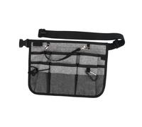 Milageto Organizador Enfermera Riñonera de Cintura Multiusos Bolso para Herramientas Bolsa Organizadora Y Pouch Cómodo de Poliéster Adecuada para Enfermería Br, Gris