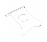 Milageto Organizador Instrumentos Cuerda Portátil Soporte Guitarra Acrílico Vertical Minimalista Soporte con Abertura Circular Central