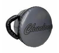 Milageto Pad de Muay Thai Resistente Protector de Golpeo Redondo Piel Sintética Objetivo Tailandés Ligero para Dojo, Gris, Diámetro 30cm Espesor 15cm