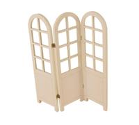 Milageto Pantalla de Madera para casa de muñecas a Escala 1:6, Muebles en Miniatura, Modelo Europeo, decoración para casa de muñecas, para Regalo, Juego de