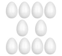 Milageto Paquete de 100 Huevos de Pascua de Espuma para modelar, de poliestireno, Manualidades de Bricolaje, Adornos Colgantes, Dibujo de Huevos en, 120MM