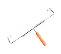 Milageto para rodillo pintura, repuesto profesional, fácil instalación para pintar paredes, herramienta pintura ajustable, aluminio, Cabeza de Pp