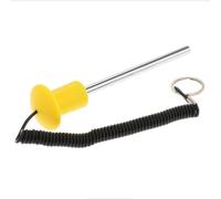 Milageto Pasador de Pesas Adaptador Extensor Repuesto para Máquina de Pesas Fácil de Instalar Acero Inoxidable Adecuado para Actividades Deportivas Gimnasio Re, Amarillo 10x105mm